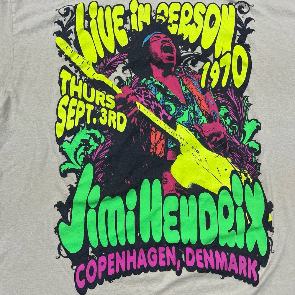 2xl t-shirt with Jimi Hendrix on front.  100% cotton.